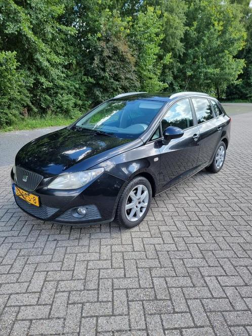 Seat Ibiza 1.2TDI 55KW Style Ecomotive ST 2011 Zwart Clima, Auto's, Seat, Bedrijf, Ibiza, ABS, Adaptive Cruise Control, Airbags
