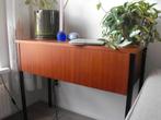 Vintage sidetable deens / midcentury, Huis en Inrichting, Ophalen, Gebruikt, 50 tot 100 cm, Teakhout