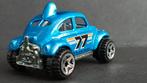 Volkswagen VW Baja Bug blauw 1:64 3inch Hotwheels Pol, Ophalen of Verzenden, Zo goed als nieuw