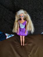 Vintage Retro sindy fleur barbie kleding paarse jurk, Ophalen of Verzenden, Gebruikt, Barbie