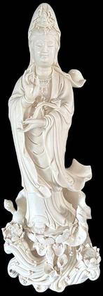 Dehua Porselein Kwan Yin Guan Yin Beeld Blanc de Chine, Antiek en Kunst, Kunst | Beelden en Houtsnijwerken, Ophalen of Verzenden