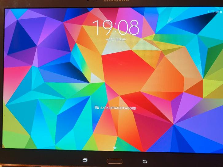 Samsung tablet SMT 800 met Amoled scherm, Computers en Software, Android Tablets, Zo goed als nieuw, 10 inch, 64 GB, Uitbreidbaar geheugen