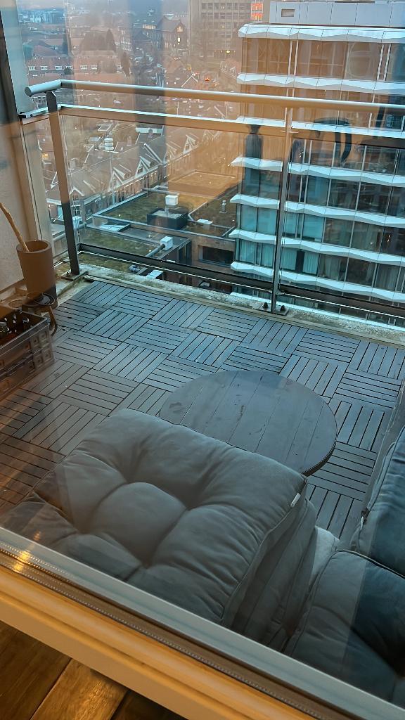 Terras tegels, Tuin en Terras, Overige Tuin en Terras, Zo goed als nieuw, Ophalen