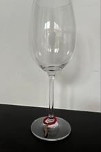 Wijnglas Bedels - Set van 6, Ophalen of Verzenden, Gebruikt