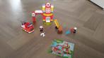 Duplo brandweerkazerne 10903, Kinderen en Baby's, Speelgoed | Duplo en Lego, Ophalen of Verzenden, Zo goed als nieuw, Complete set
