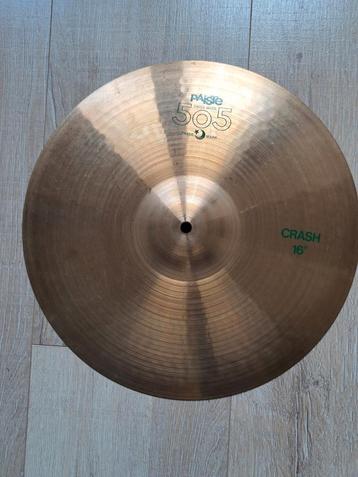 Paiste 505 crash 16" bekken cymbal voor drumstel  beschikbaar voor biedingen