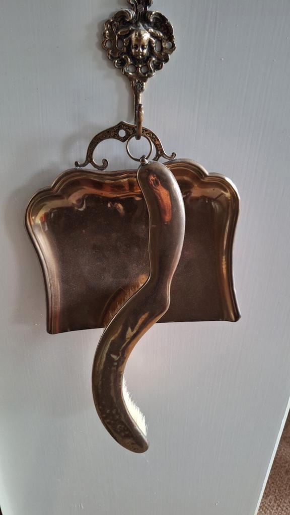 Antieke stoffer en blik / koperen pot., Antiek en Kunst, Antiek | Koper en Brons, Ophalen