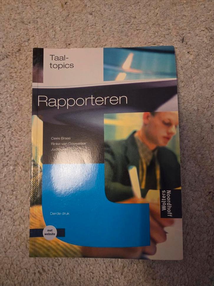 Rapporteren - Taal Topics, Boeken, Studieboeken en Cursussen, Zo goed als nieuw, HBO, Ophalen of Verzenden