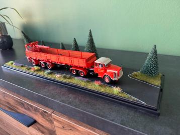 Scania L110 6x2 Torpedo Huskens Grathem Brick trailer beschikbaar voor biedingen