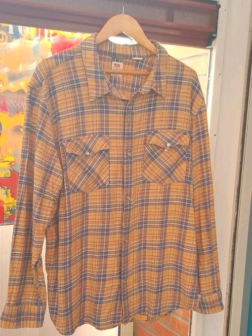 Levi's overhemd, Kleding | Heren, Overhemden, Zo goed als nieuw, Overige halswijdtes, Geel, Ophalen of Verzenden