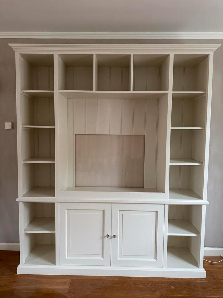 Tv kast met vakken en opbergruimte, Huis en Inrichting, Kasten | Boekenkasten, Zo goed als nieuw, 150 tot 200 cm, 200 cm of meer