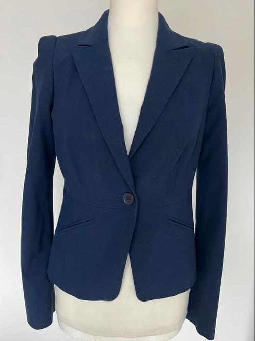 Superstar donkerblauw jasje maat 36, Kleding | Dames, Jasjes, Kostuums en Pakken, Zo goed als nieuw, Jasje, Maat 36 (S), Blauw