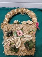 -	Decoratie stro hanger mand, Ophalen of Verzenden, 'T Olde Gre-j, Info@toldegrej.nl, Endepoelstraat 20f Didam