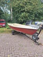 Bootrailer met boot, Watersport en Boten, Bootonderdelen, Ophalen, Gebruikt, Motor en Techniek, Motorboot