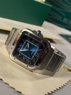 Cartier santos, Sieraden, Tassen en Uiterlijk, Sporthorloges, Ophalen of Verzenden, Nieuw, Zwart, Android