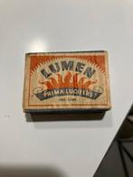 Oude Lumen Lucifer Fabriek Doosje - Vol - Collectorsitem, Ophalen of Verzenden, Gebruikt