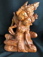 Balinees houten beeld Rama en Sita, Antiek en Kunst, Ophalen of Verzenden