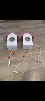 2 Lief Lampjes Vogelhuisje, Hout, Gebruikt, Ophalen of Verzenden, Minder dan 50 cm