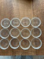 12 antieke kristallen onderzetters, Antiek en Kunst, Ophalen of Verzenden