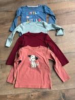 4 T shirts m lange mouw mt 98-104, Kinderen en Baby's, Ophalen of Verzenden
