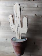 Houten cactus in bloempot, Ophalen, Gebruikt, Binnen