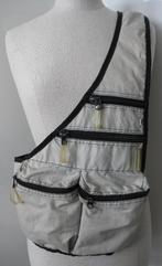 Bagsac Travel Body Bag beige zeildoek met zwarte ritsen, Ophalen of Verzenden, Zo goed als nieuw