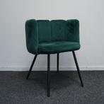Five Finger Chair | Eetkamerstoel | Dark Green Velvet, Huis en Inrichting, Stoelen, Hout, Gebruikt, Overige kleuren, -