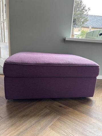 Paarse poef Ikea Kivik - afbeelding 2