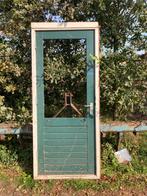 Hardhouten buitendeur en kozijn, Doe-het-zelf en Verbouw, Kozijnen en Schuifpuien, Deurkozijn, Zo goed als nieuw, Hout, Ophalen
