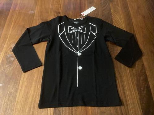 Esprit longsleeve shirt zwart wit print maat 116-122 nieuw!, Kinderen en Baby's, Kinderkleding | Maat 116, Zo goed als nieuw, Jongen