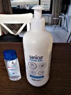2 desinfecterende handgel sanicur 500 ml en kruidvat 50 ml, Ophalen of Verzenden, Nieuw