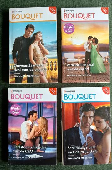 BOUQUET COMPLEET 4 DELIG SERIE DE MOSS- DYNASTIE  beschikbaar voor biedingen