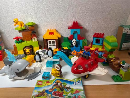 Duplo 10805 Rond de Wereld, Kinderen en Baby's, Speelgoed | Duplo en Lego, Zo goed als nieuw, Duplo, Complete set, Ophalen of Verzenden