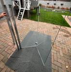 Badwand van dik glas – 2-delig inklapbaar – bijna nieuw!, Ophalen, Zo goed als nieuw