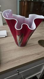 Vaas, Huis en Inrichting, Woonaccessoires | Vazen, Ophalen, Minder dan 50 cm, Rood, Glas