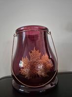 Glazen windlicht, Huis en Inrichting, Woonaccessoires | Vazen, Overige kleuren, Ophalen of Verzenden, Minder dan 50 cm, Glas