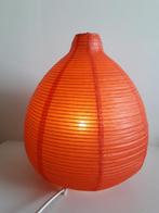 Oranje papieren tafellamp 2x, Ophalen, Nieuw, Overige materialen, Minder dan 50 cm