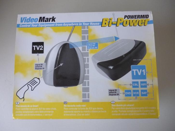videomark bi-power powermid remote control extender NIEUW, Audio, Tv en Foto, Afstandsbedieningen, Nieuw, Ophalen of Verzenden