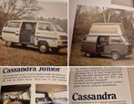 Eurec camper Volkswagen bus T3 Cassandra hefdak folder, Ophalen of Verzenden, Zo goed als nieuw, Volkswagen
