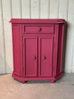 Brocante kastje - halkastje - roze, Huis en Inrichting, Ophalen, Zo goed als nieuw, 25 tot 50 cm, 50 tot 100 cm