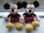 2 x Mickey Mouse merk Disney Nicotoy meet ca 28 cm, Ophalen of Verzenden, Zo goed als nieuw, Overige typen
