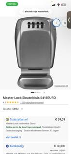 Masterlock sleutelkluis, Ophalen, Zo goed als nieuw, Slot