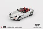 Jsn Mini GT 1:64 BMW Z8 Titanium silver 2003 LHD, -, Nieuw, Ophalen of Verzenden, Mini GT
