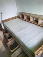 Steigerhouten bed, Huis en Inrichting, Ophalen of Verzenden, Eenpersoons, Zo goed als nieuw, Steigerhout