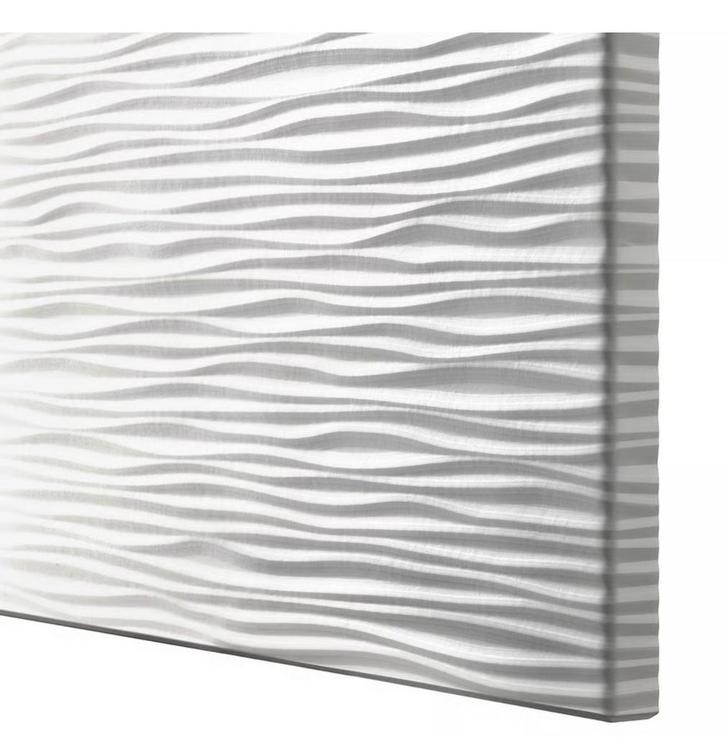 2x Besta Laxvicken Deur Wit 60x64 cm, Huis en Inrichting, Kasten | Wandmeubels, Zo goed als nieuw, Minder dan 100 cm, Minder dan 150 cm