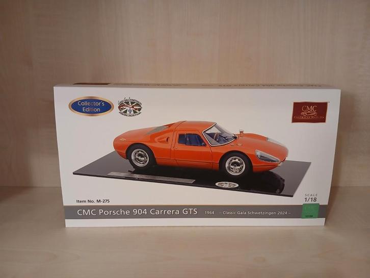 CMC Porsche 904 Carrera GTS 1964 Classic Gala 1:18 NEW M-275, Hobby en Vrije tijd, Modelauto's | 1:18, Nieuw, Overige merken, Ophalen
