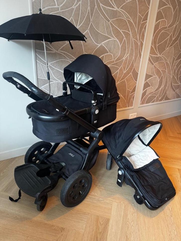 Joolz Day kinderwagen All Black, Kinderen en Baby's, Kinderwagens en Combinaties, Gebruikt, Kinderwagen, Overige merken, Met reiswieg