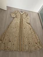 Prachtige takshita / bruidsjurk maat M/L/XL, Maat 38/40 (M), Beige, Ophalen of Verzenden, Zo goed als nieuw