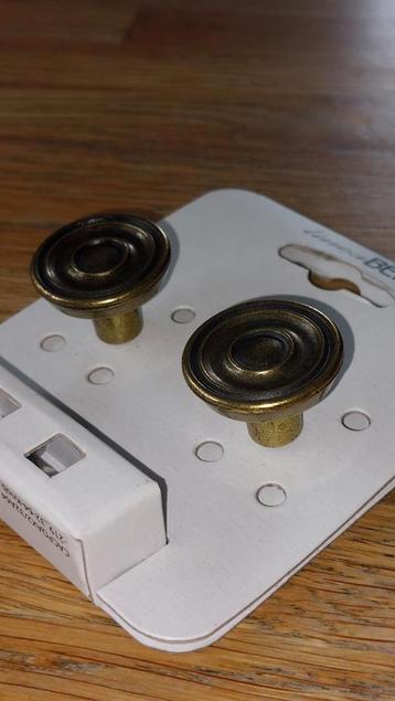 Praxis - Bertomani meubelknop zamak verbronsd 30mm 2 stuks beschikbaar voor biedingen