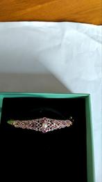 Goud  op Zilver met echte parels en echte robijntjes, Sieraden, Tassen en Uiterlijk, Armbanden, Nieuw, Ophalen of Verzenden, Met edelsteen